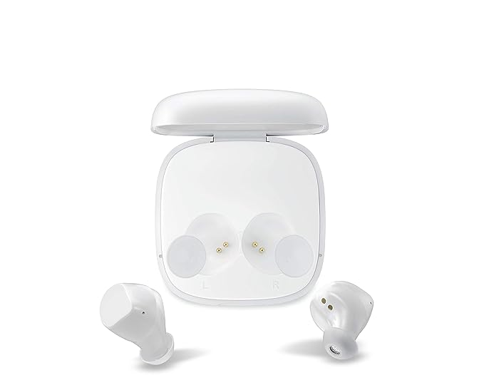 Tecno Hipods H2 True Wireless in Ear Earphones (TWS- White) with Mic, Real Stereo Sound, 24 Hrs of Music, BT 5.0, IPX4 Water Resistance, Noise Cancellation and Smart Touch Controls Tecno Hipods H2 True Wireless in Ear Earphones (TWS- White) with Mic, Real Stereo Sound, 24 Hrs of Music, BT 5.0, IPX4 Water Resistance, Noise Cancellation and Smart Touch Controls